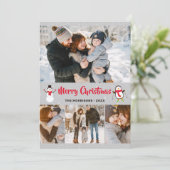 クリスマスワンダーランド雪だるまペンギン4写真 シーズンカード (スタンド正面)