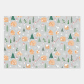 クリスマスワンダーランド ラッピングペーパーシート (正面3)