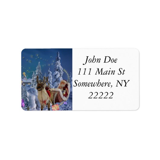 クリスマスワンダーランド ラベル (正面)