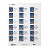 クリスマスワンダーランド ラベル (フルシート)