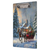 クリスマスワンホースライサンタ クリップボード (左)