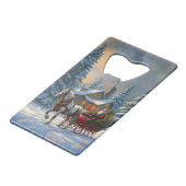 クリスマスワンホースライサンタ クレジットカード栓抜き (裏面アングル)