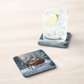 クリスマスワンホースライサンタ コースター (右側)