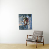 クリスマスワンホースライサンタ タペストリー (インサイチュ)