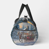 クリスマスワンホースライサンタ ダッフルバッグ (右)