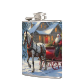 クリスマスワンホースライサンタ フラスク (左)