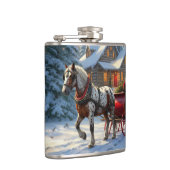 クリスマスワンホースライサンタ フラスク (右)