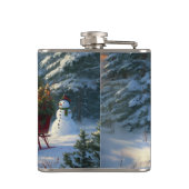 クリスマスワンホースライサンタ フラスク (裏面)