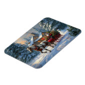 クリスマスワンホースライサンタ マグネット (左側)