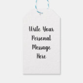 クリスマスワーズクリスマスツリー ギフトタグ (裏面)