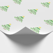 クリスマスワーズクリスマスツリー ラッピングペーパー (角)