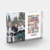 クリスマスワーズホリデーフォトブロック フォトブロック (左)