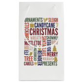 クリスマスワーズホリデー抱き枕 スモールペーパーバッグ (裏面)