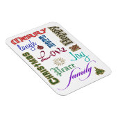 クリスマスワードアート マグネット (右側)