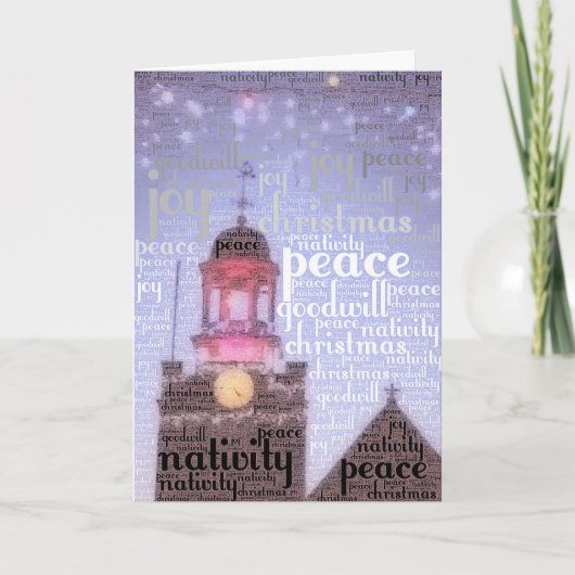 クリスマスワードカード シーズンカード (正面)