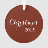 クリスマスワードタイポグラフィ オーナメント (裏面)