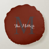 クリスマスワードタイポグラフィ ラウンドクッション (裏面)