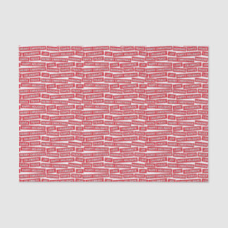 クリスマスワード赤と白ティッシュペーパー 薄葉紙