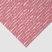 クリスマスワード赤と白ティッシュペーパー 薄葉紙 (詳細)