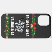 クリスマスヴァルハラTシャツ iPhoneケース (裏面横)