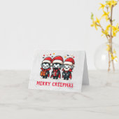 クリスマスヴァンパイア カード (黄色い花)