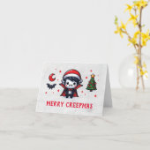 クリスマスヴァンパイア カード (黄色い花)