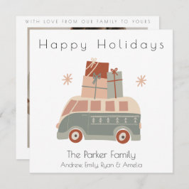 クリスマスヴァンフラットホリデーカード シーズンカード