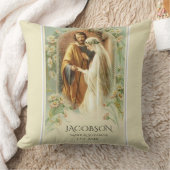 クリスマスヴァージンメアリー・セント・ジョセフ結婚ズ クッション (ブランケット)