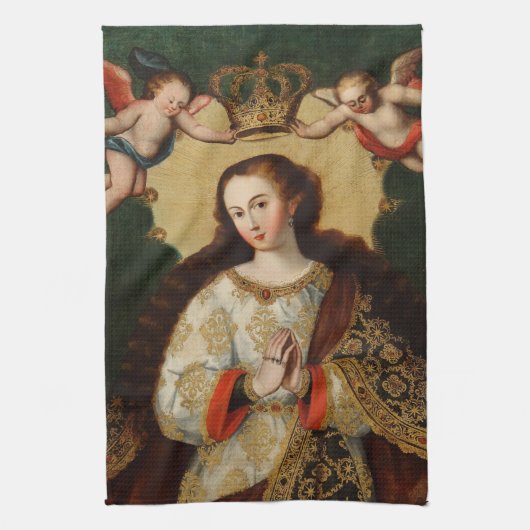 クリスマスヴァージン キッチンタオル (縦)