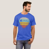 クリスマスヴィンテージおもしろい少年 Tシャツ (正面フル)