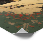 クリスマスヴィンテージのポスター ポスター (角)