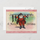 クリスマスヴィンテージはがき シーズンポストカード (正面/裏面)