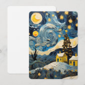 クリスマスヴィンテージアインスパイアートバイヴァンゴッホ シーズンカード (正面/裏面)