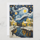 クリスマスヴィンテージアインスパイアートバイヴァンゴッホ シーズンカード (正面)