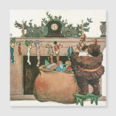 クリスマスヴィンテージアートホリデーカード (正面)