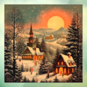 クリスマスヴィンテージウィンドウの固定 ウィンドウサイン (シート3)