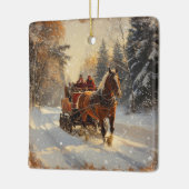 クリスマスヴィンテージオーナメント セラミックオーナメント (左)