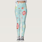 クリスマスヴィンテージオーナメント レギンス (正面)