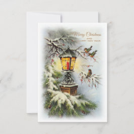 クリスマスヴィンテージカード サンキューカード