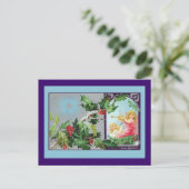 クリスマスヴィンテージカード シーズンポストカード (スタンド正面)