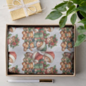 クリスマスヴィンテージキッズギフトメリークリスマス 薄葉紙 (ギフト)