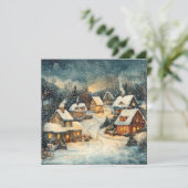 クリスマスヴィンテージグリーティングカード シーズンカード (スタンド正面)