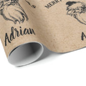 クリスマスヴィンテージサンタクロフト ラッピングペーパー (ロールコーナー)