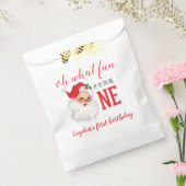 クリスマスヴィンテージサンタファースト誕生日 フェイバーバッグ (封をした状態)