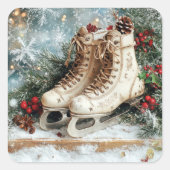 クリスマスヴィンテージシール スクエアシール (正面)