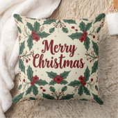 クリスマスヴィンテージスタイル装飾用クッション クッション (ブランケット)