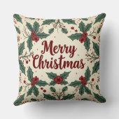 クリスマスヴィンテージスタイル装飾用クッション クッション (裏面)