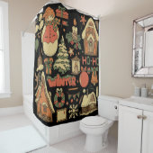クリスマスヴィンテージセット1 シャワーカーテン (インサイチュ)