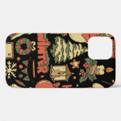 クリスマスヴィンテージセット1 Case-Mate iPhoneケース (裏面 (横))