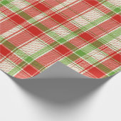 クリスマスヴィンテージデザイン包装紙 ラッピングペーパー (角)